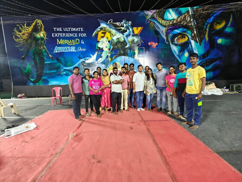 Event backdrop